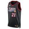 Dres Philadelphia 76ers Joel Embiid Nike 2025-26 Classic Edition Crno Swingman